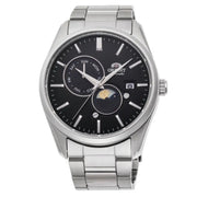 Orient-Orient Contemporary Sun & Moon RA-AK0307B Automatic Black Dial Stainless Steel Men's Watch-Wristbear-1