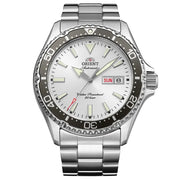 Orient-Orient Mako RA-AA0825S Automatic White Dial Stainless Steel Sapphire 200M Men's Watch-Wristbear-1
