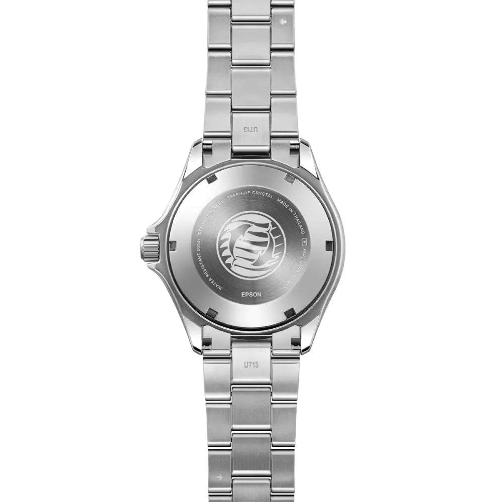 Orient-Orient Mako RA-BC0002E GMT Automatic Green Dial Stainless Steel Sapphire 200M Men's Watch-Wristbear-4