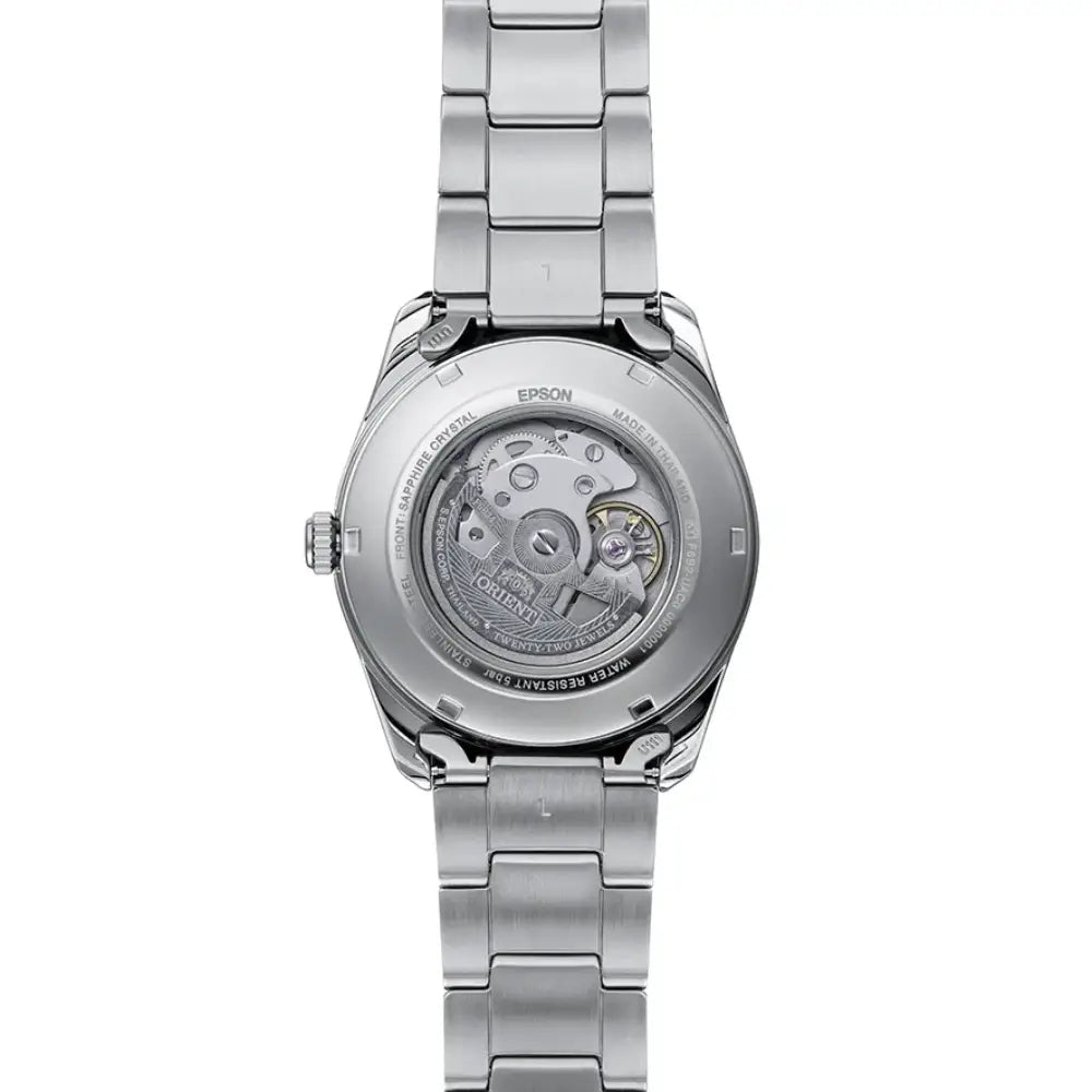 Orient-Orient Stretto Day & Night RA-AK0316L Automatic Multicolour Dial Steel Bracelet Men's Watch-Wristbear-5