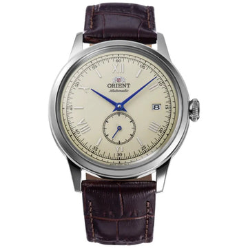 Orient Bambino 38 Small Seconds RA-AP0105Y Automatic Ivory Dial Leather Strap Men’s Watch - shop_name OrientRA-AP0105Y