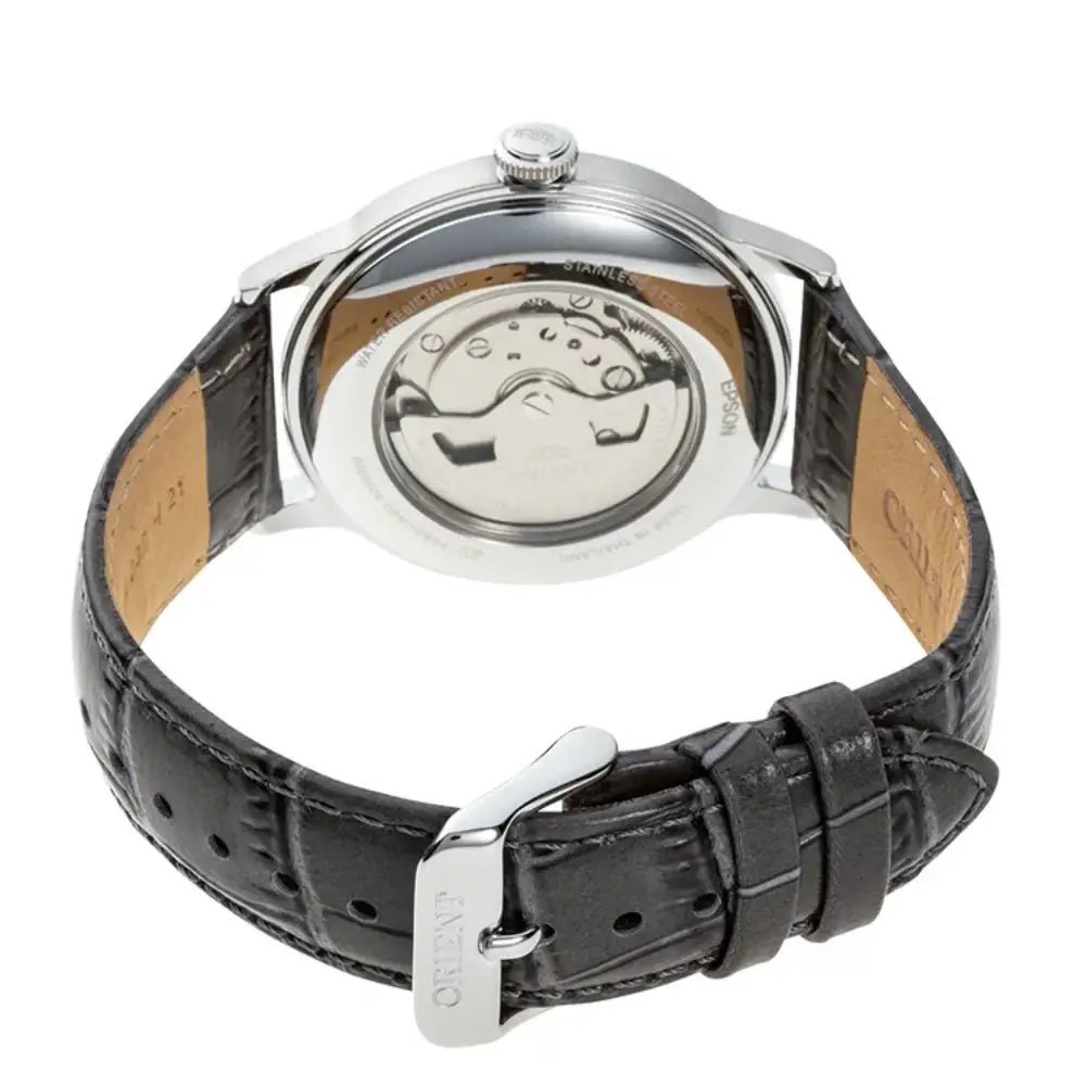 Orient Bambino Multi-Hand RA-AK0704N Automatic Grey Dial Leather Strap Men’s Watch - shop_name OrientRA-AK0704N