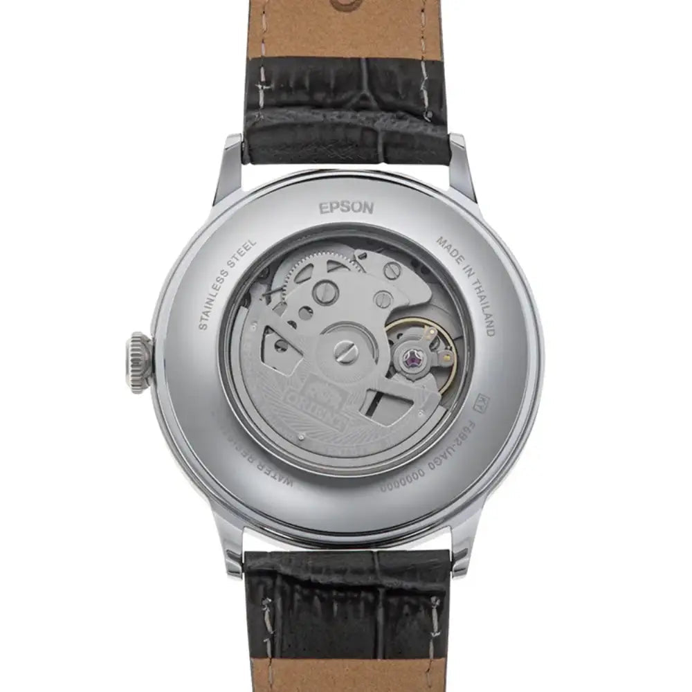 Orient Bambino Multi-Hand RA-AK0704N Automatic Grey Dial Leather Strap Men’s Watch - shop_name OrientRA-AK0704N