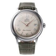 Orient Bambino RA-AC0025N Automatic Beige Sunburst Dial Brown Leather Strap Men’s Watch - shop_name OrientRA-AC0025N