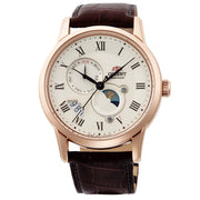 Orient Sun & Moon RA-AK0007S Automatic Beige Dial Leather Strap Men’s Watch - shop_name OrientRA-AK0007S