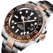 Pagani Design PD-1662 black dial with rose-gold-tone Oyster-style bracelet — image 1