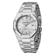 Pagani Design PD-1673 white dial on integrated stainless-steel bracelet — image 1
