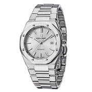 Pagani Design-Pagani Design PD-1673 Automatic White Dial Stainless Steel Bracelet Men's Watch-Wristbear-1