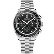 Pagani Design-Pagani Design PD-1701 Chronograph Quartz Black Dial Stainless Steel Bracelet Men's Watch-Wristbear-1