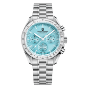 Pagani Design PD-1701 Chronograph Quartz Tiffany Blue Dial Stainless Steel Bracelet Men's Watch - Wristbear-1
