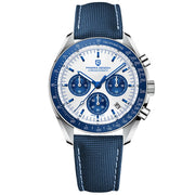 Pagani Design-Pagani Design PD-1701 Quartz Chronograph Blue Dial Blue Nylon Strap Men's Watch-Wristbear-1