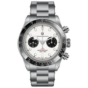 Pagani Design-Pagani Design PD-1718 Chronograph Quartz White Dial Stainless Steel Men's Watch-Wristbear-1