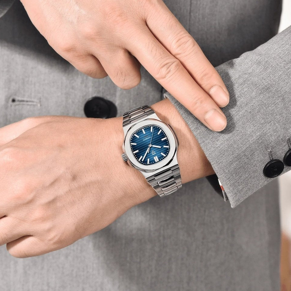 Pagani Design PD-1728 blue dial on stainless-steel bracelet — image 4