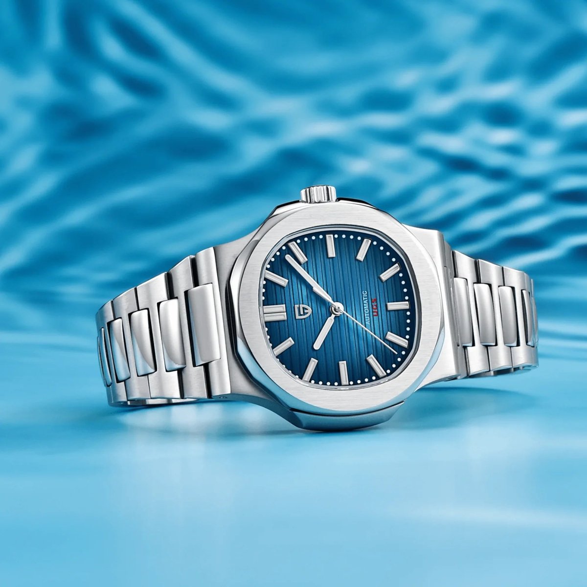 Pagani Design PD-1728 blue dial on stainless-steel bracelet — image 5