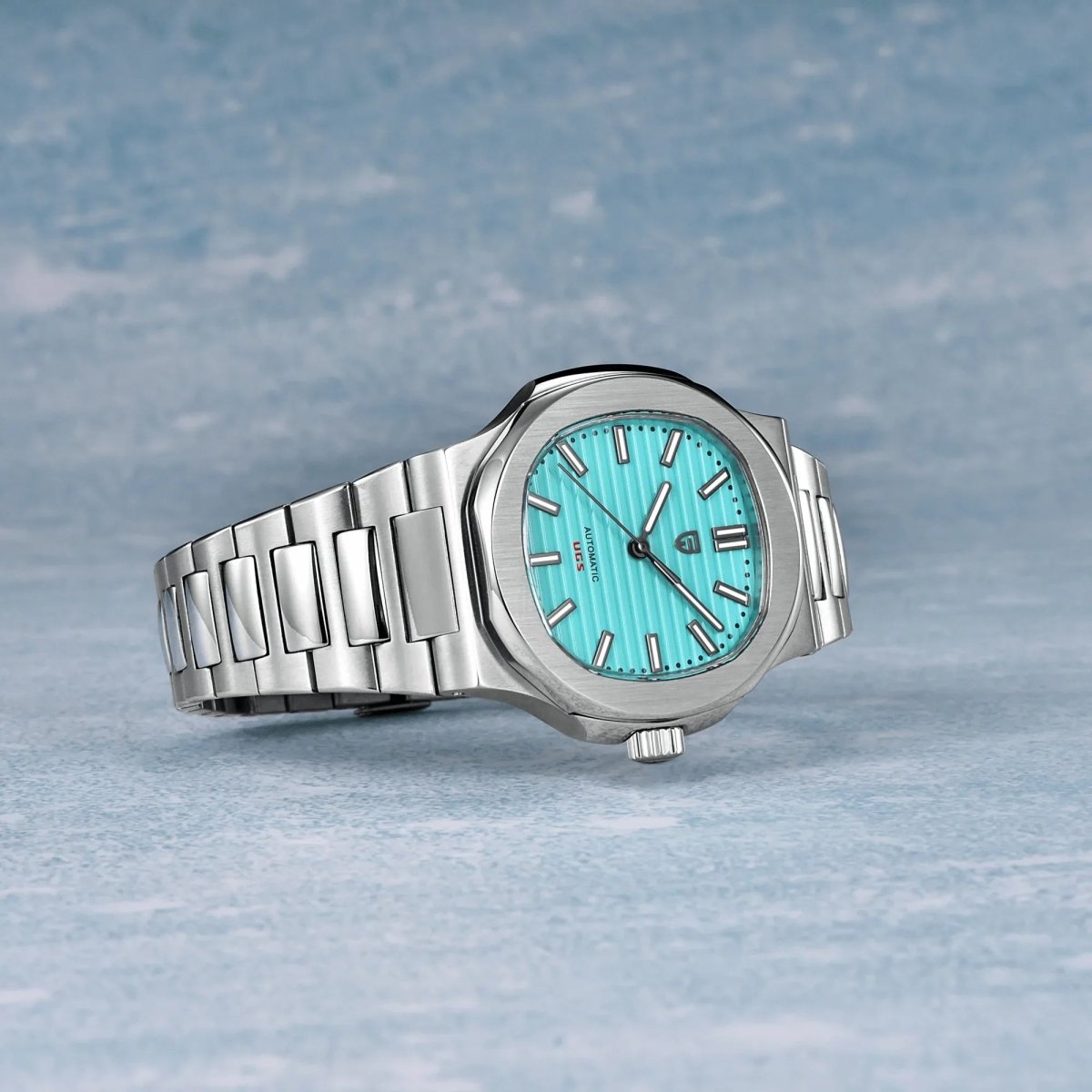 Pagani Design PD-1728 Tiffany blue dial on stainless-steel bracelet — image 3