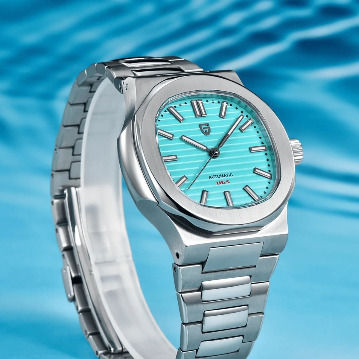 Pagani Design PD-1728 Tiffany blue dial on stainless-steel bracelet — image 5