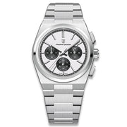 Pagani Design-Pagani Design PD-1761 Chronograph Quartz White Panda Dial Stainless Steel Men's Watch-Wristbear-1