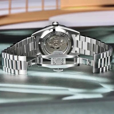 Pagani Design-Pagani Design PD-1783 Day-Date Grey "Wimbledon" Dial Jubilee Bracelet Men's Watch-Wristbear-5