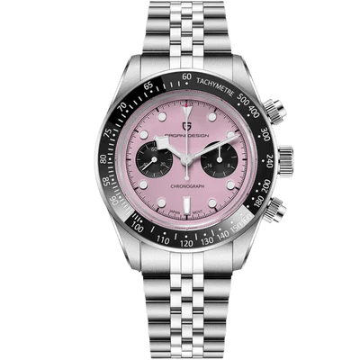 Pagani Design-Pagani Design PD-1813 Pink Men's Watch - 39.5mm Quartz-Wristbear-1