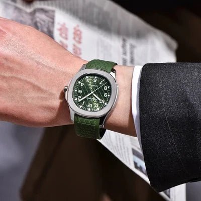 Pagani Design-Pagani Design PD-YS031 41mm Automatic Green Dial Rubber Strap Men's Watch-Wristbear-2