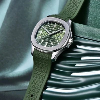 Pagani Design-Pagani Design PD-YS031 41mm Automatic Green Dial Rubber Strap Men's Watch-Wristbear-4