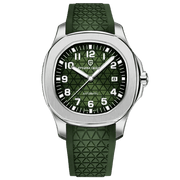 Pagani Design-Pagani Design PD-YS031 41mm Automatic Green Dial Rubber Strap Men's Watch-Wristbear-1