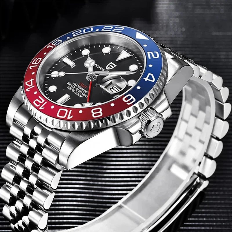 Pagani Design-Pagani Design "Pepsi" PD-1662 Mechanical (Automatic) Black-Wristbear-5