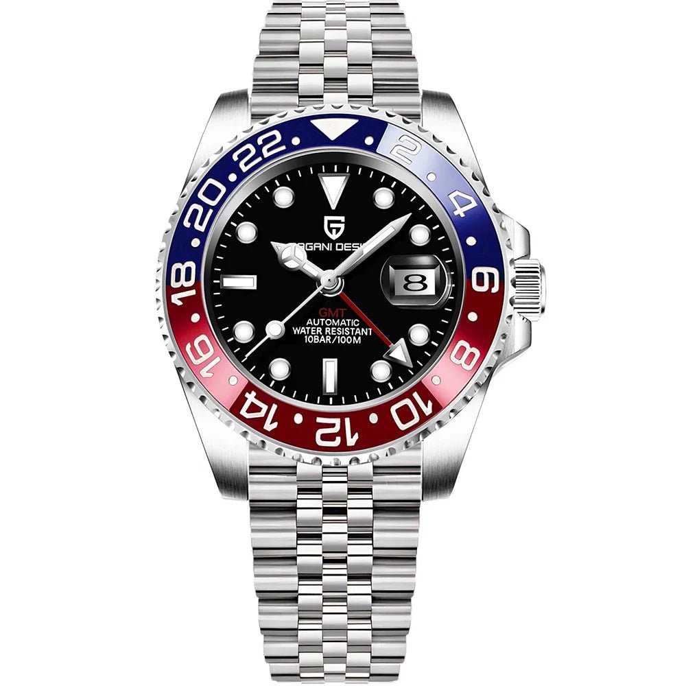 Pagani Design-Pagani Design "Pepsi" PD-1662 Mechanical (Automatic) Black-Wristbear-1