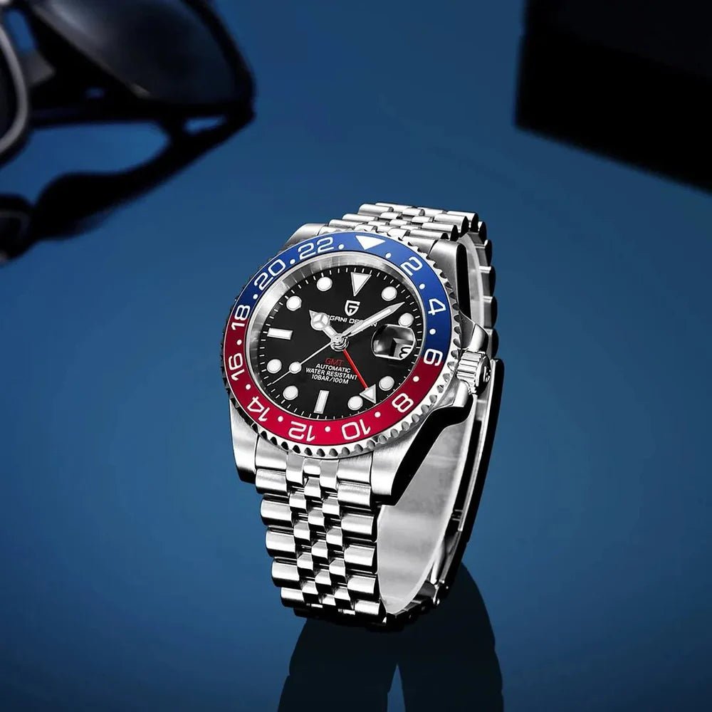 Pagani Design-Pagani Design "Pepsi" PD-1662 Mechanical (Automatic) Black-Wristbear-4