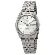 Seiko-Seiko 5 SNK355K1 Automatic Silver Dial Stainless Steel Men's Watch-Wristbear-1