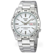 Seiko-Seiko 5 SNKD97J1 Automatic White Dial Made in Japan Stainless Steel Men's Watch-Wristbear-1