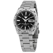 Seiko-Seiko 5 SNKE01J1 Automatic Black Dial Made in Japan Stainless Steel Men's Watch-Wristbear-1