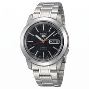 Seiko-Seiko 5 SNKE53J1 Automatic Black Dial Made in Japan Stainless Steel Men's Watch-Wristbear-1
