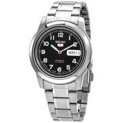 Seiko-Seiko 5 SNKK35J1 Automatic Black Dial Made in Japan Stainless Steel Men's Watch-Wristbear-1