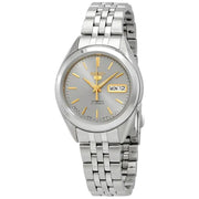 Seiko-Seiko 5 SNKL19J1 Automatic Grey Sunray Dial Stainless Steel Men's Watch-Wristbear-1