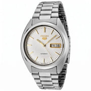 Seiko-Seiko 5 SNXG47K1 Automatic White Dial Stainless Steel Men's Watch-Wristbear-1