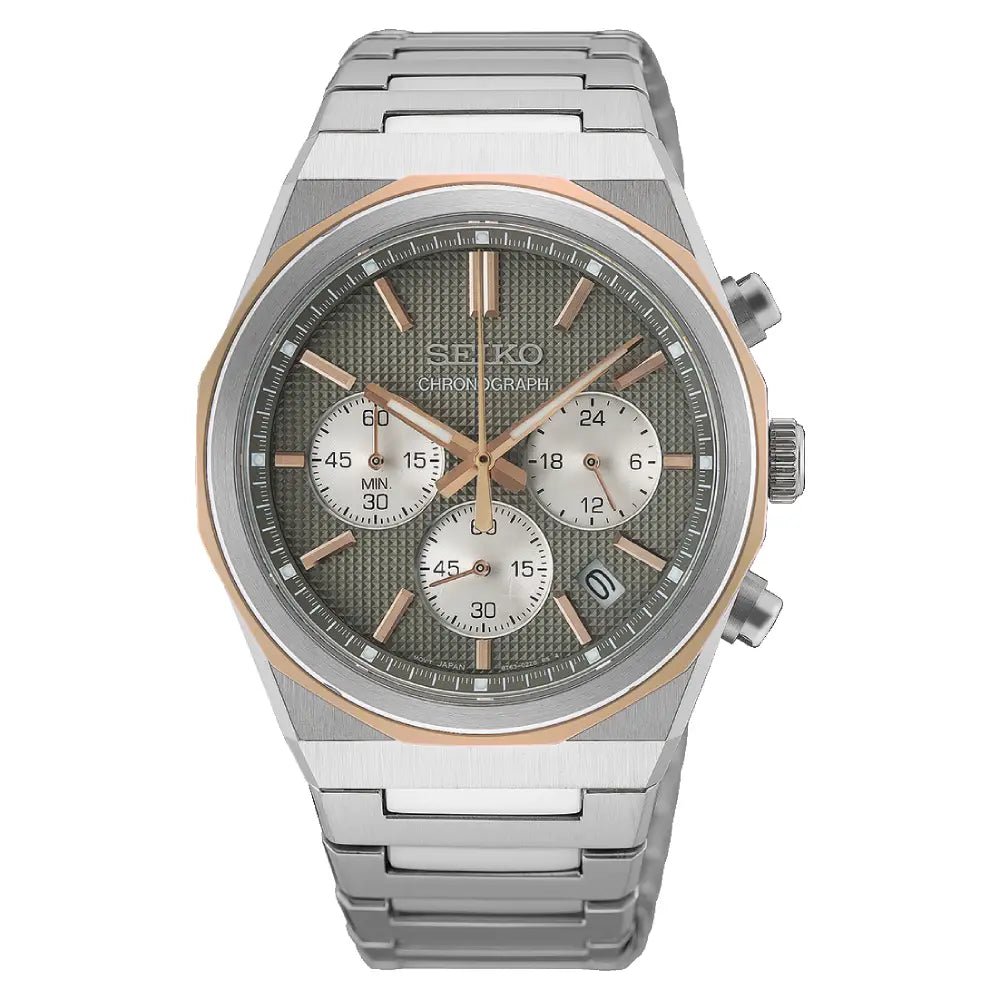 Seiko-Seiko Conceptual HGK002P1 Chronograph Men's Quartz Grey Dial Sapphire Watch-Wristbear-1