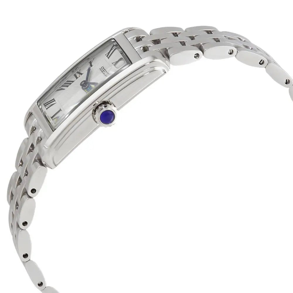 Seiko-Seiko Essentials SWR083P1 Quartz Mother of Pearl Dial Stainless Steel Bracelet Women's Watch-Wristbear-4
