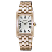 Seiko-Seiko HGG002P1 Women's Quartz White Dial Rose Gold Tone Stainless Steel Watch-Wristbear-1