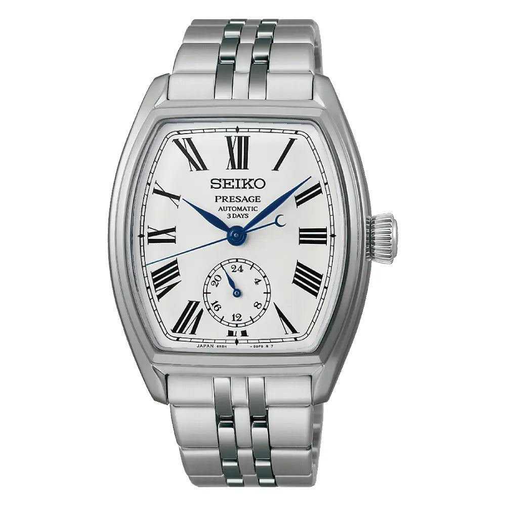 Seiko-Seiko Presage Craftsmanship Series SART013 Automatic White Enamel Dial Stainless Steel Men’s Watch-Wristbear-1