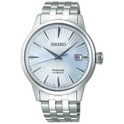 Seiko-Seiko Presage SARY161 SRPE19J1 Automatic Ice Blue Dial Stainless Steel Men's Watch-Wristbear-1