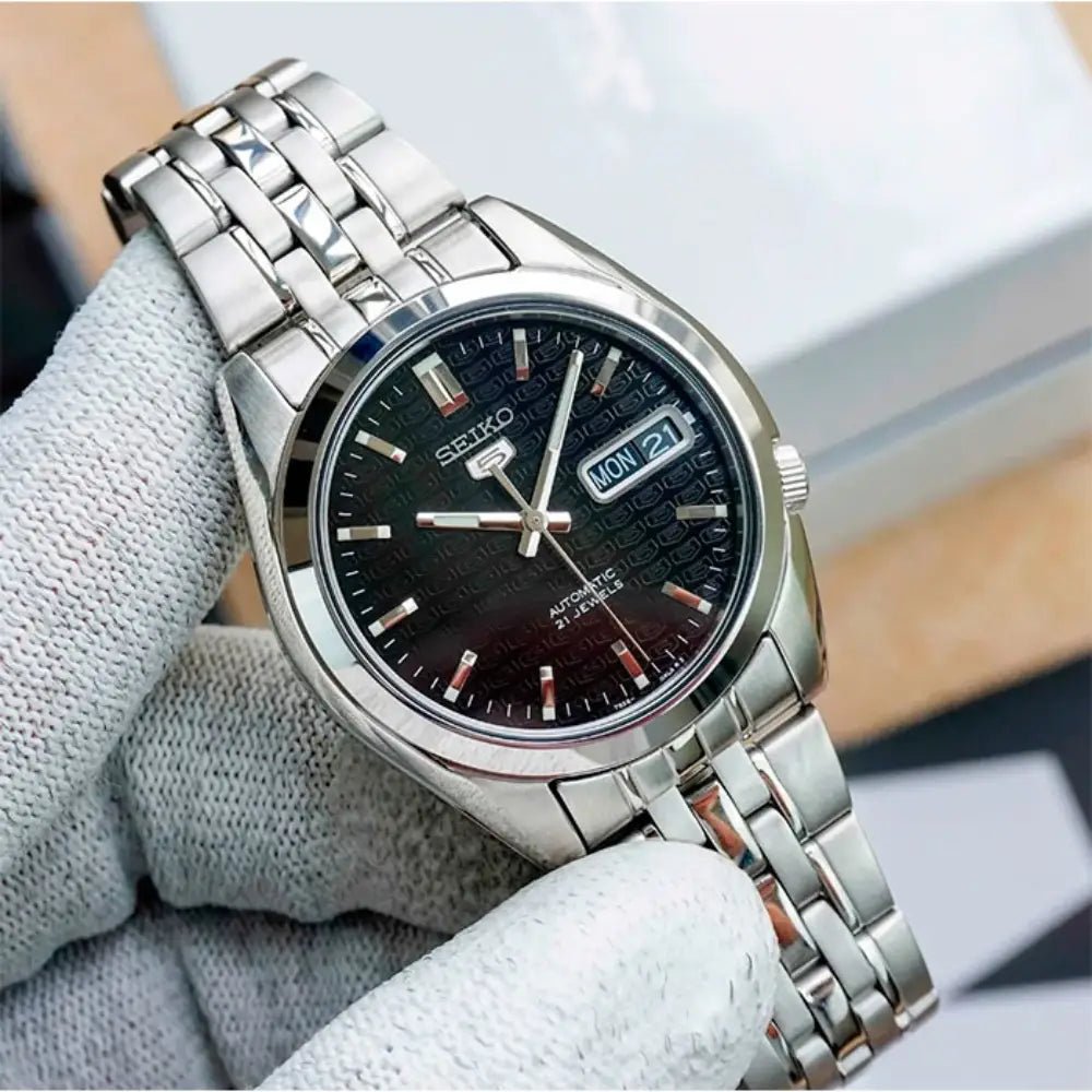 Seiko 5 SNK361K1 Automatic Black Dial Stainless Steel Men’s Watch - shop_name SeikoSNK361K1