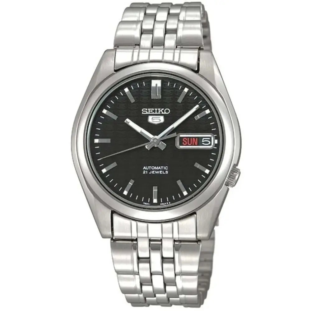 Seiko 5 SNK361K1 Automatic Black Dial Stainless Steel Men’s Watch - shop_name SeikoSNK361K1