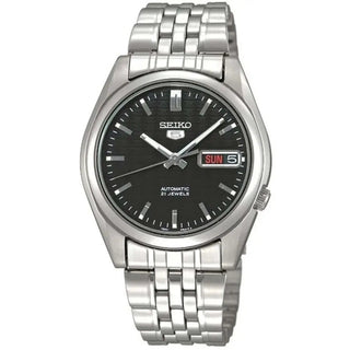 Seiko 5 SNK361K1 Automatic Black Dial Stainless Steel Men’s Watch - shop_name SeikoSNK361K1