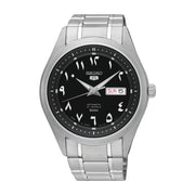 Seiko 5 SNKP21J1 Automatic Black Arabic Dial Stainless Steel Men’s Watch - shop_name SeikoSNKP21J1