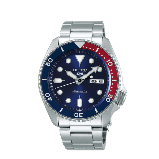 Seiko 5 Sports SRPD53K1 Mechanical (Automatic) Blue Dial Pepsi Bezel Watch - shop_name SeikoSRPD53K1