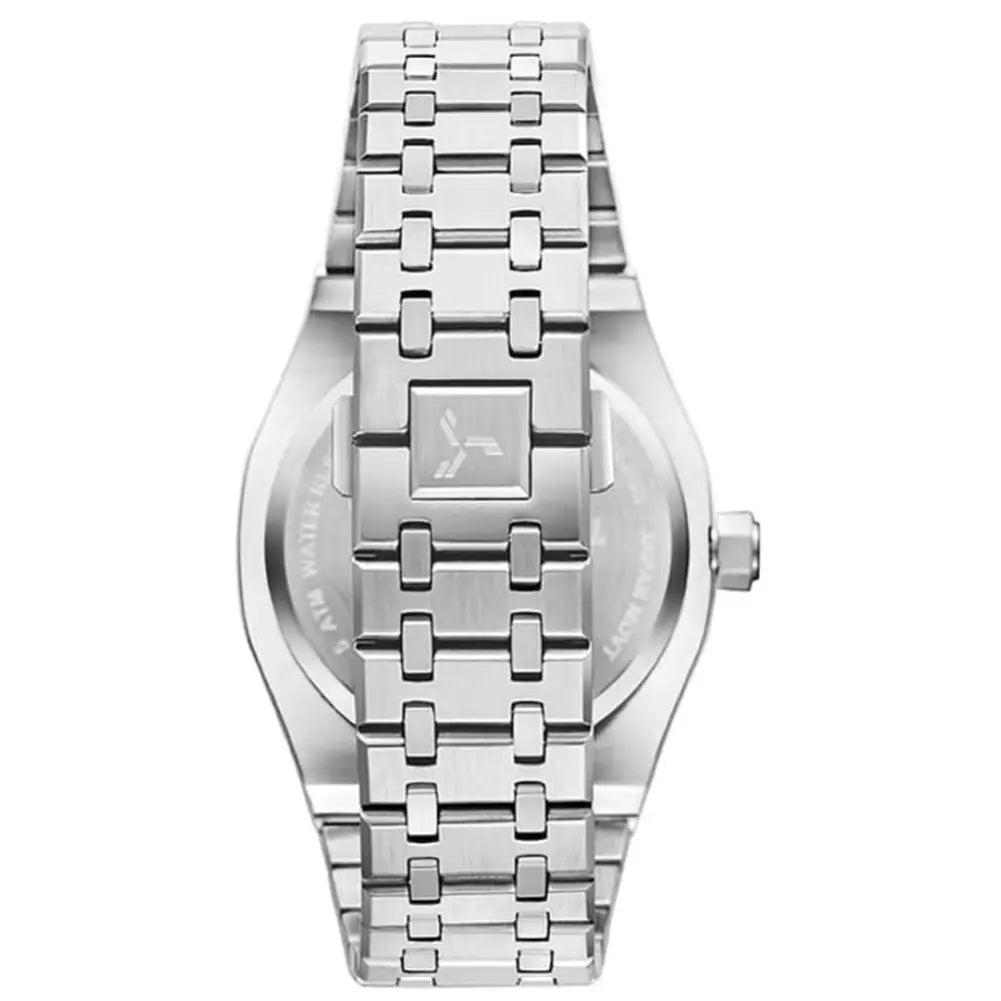 Tornado-TORNADO Aurora Nova T23104-SBSX Multi-Function Quartz Grey Dial Stainless Steel Bracelet Men's Watch-Wristbear-4