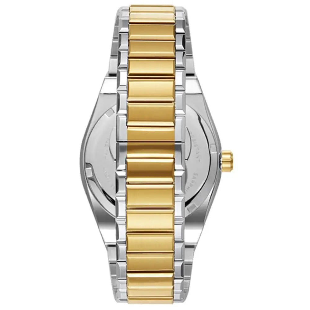 Tornado-TORNADO Aurora Twilight T23003-TBTW Analog Quartz White Dial Two-Tone Stainless Steel Bracelet Men's Watch-Wristbear-4