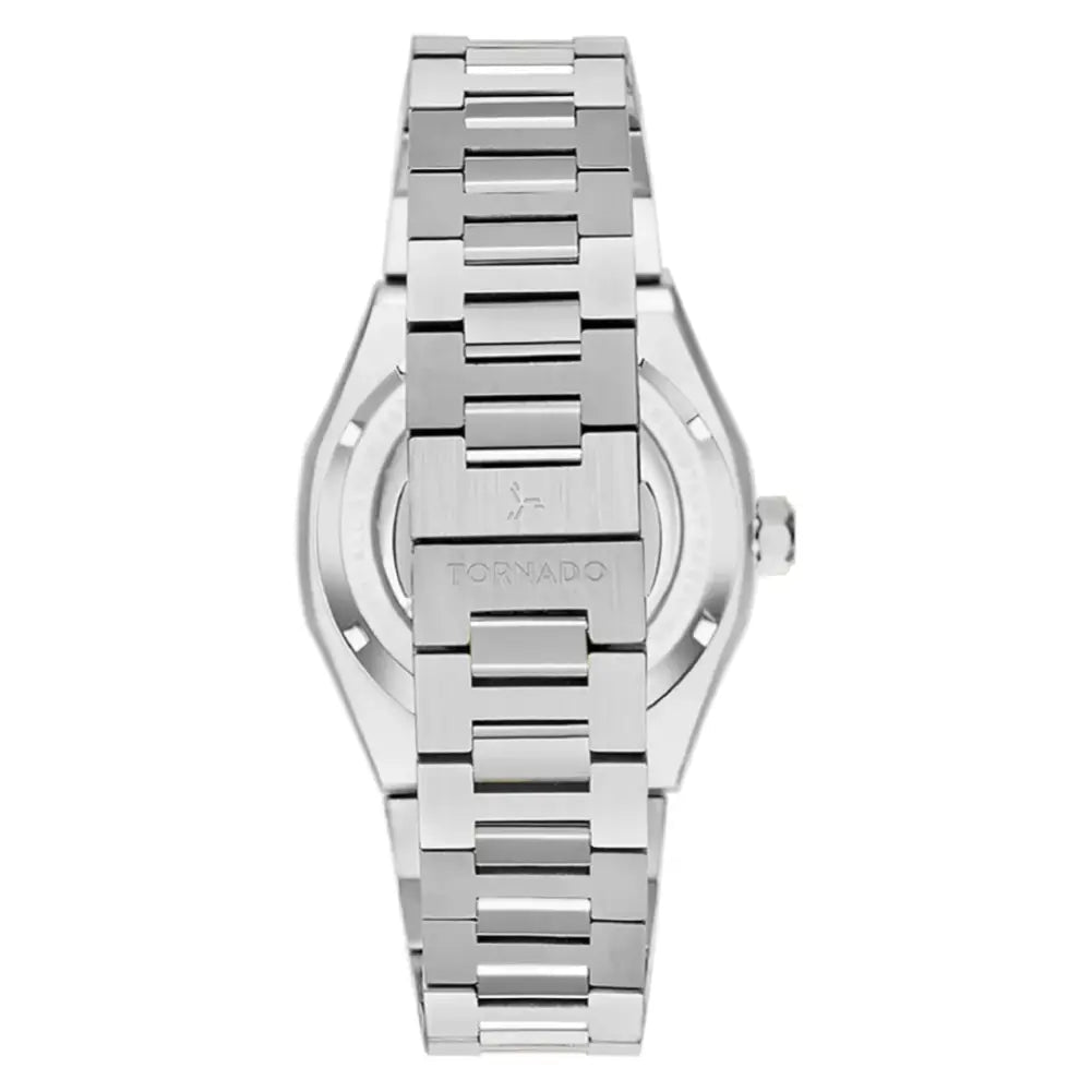 Tornado-TORNADO Autonova Automatic T24303-SBSB Automatic Skeleton Black Dial Stainless Steel Bracelet Men's Watch-Wristbear-4