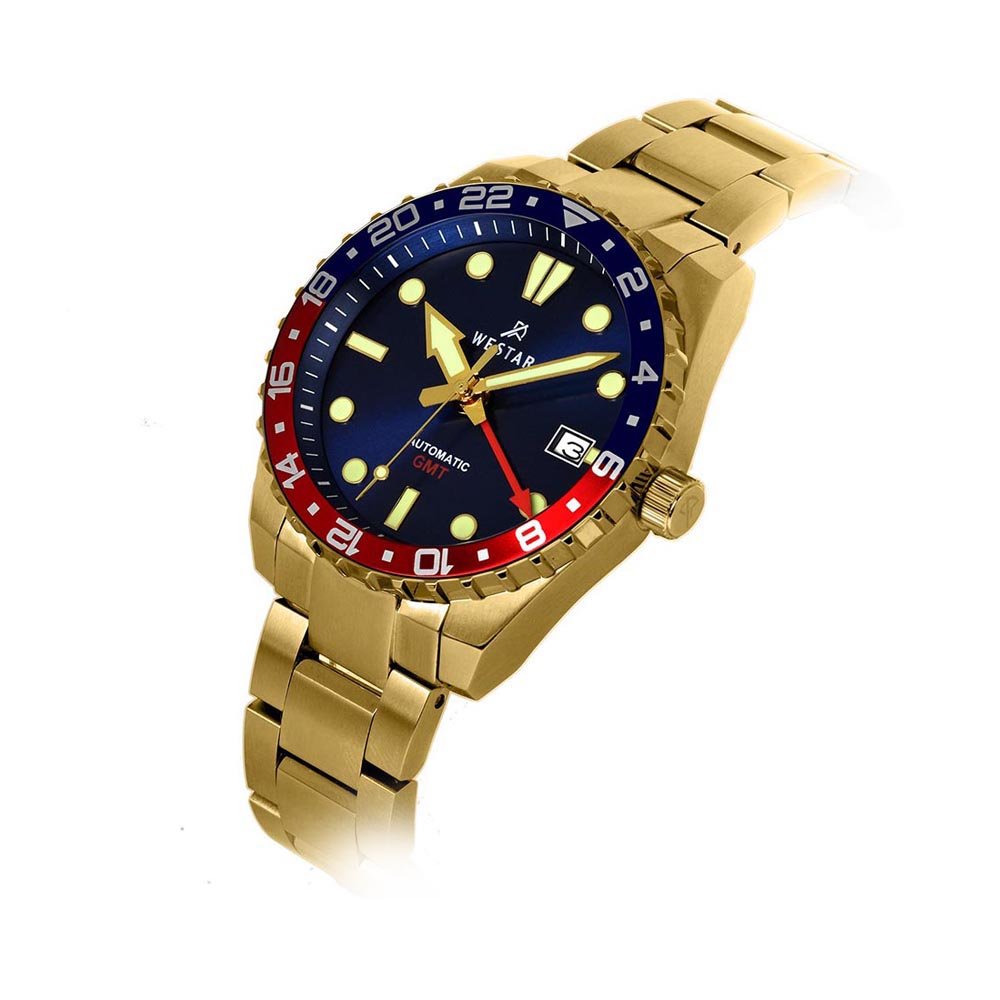 Westar 80012GPN104 automatic GMT watch lifestyle view